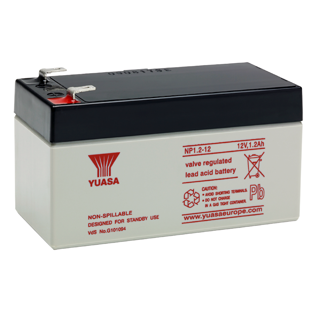 NP1.212 (12V 1.2Ah) Yuasa General Purpose VRLA Battery Elevator